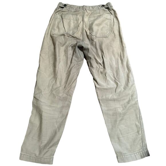 Madewell The Perfect Vintage Straight Workwear Pants, Green, Women's Size 24 - Picture 2 of 6